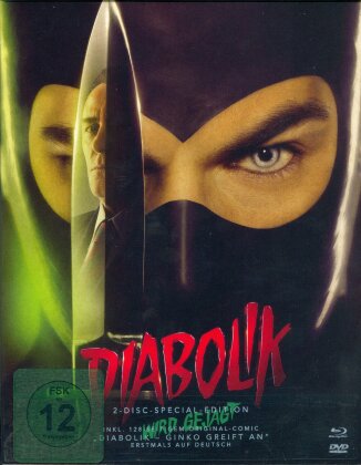 Diabolik wird gejagt (2022) (+ Comic, Slipcase, Digibook, Special Edition, Blu-ray + DVD)