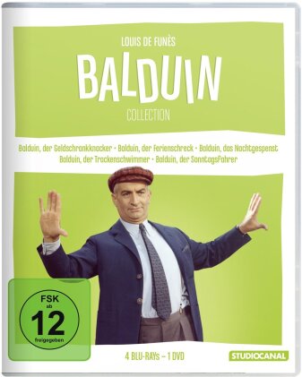 Louis de Funès - Die Balduin Collection (4 Blu-rays + DVD)