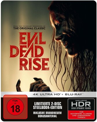 Evil Dead Rise (2023) (Limited Edition, Steelbook, 4K Ultra HD + Blu-ray)