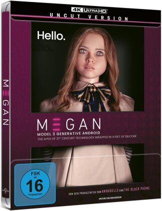 M3GAN (2022) (Limited Edition, Steelbook, 4K Ultra HD + Blu-ray)