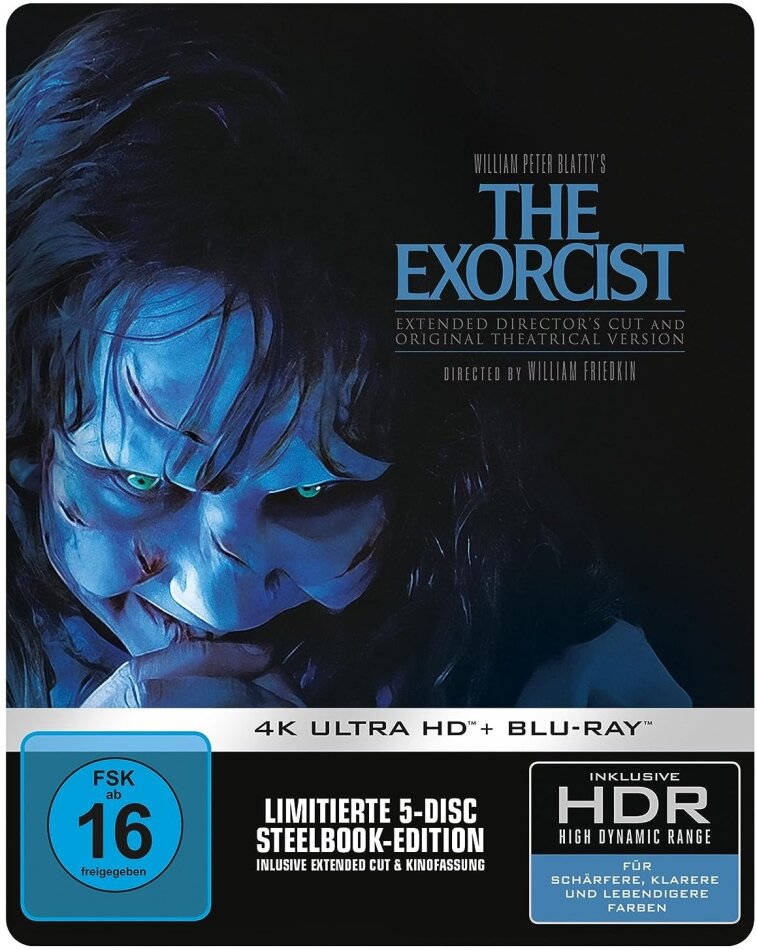 Der Exorzist (1973) (Director's Cut, Kinoversion, Limited Edition, Steelbook, 2 4K Ultra HDs + 3 Blu-rays)