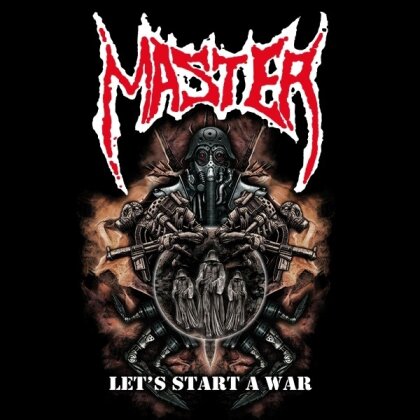 Master - Let's Start A War (2023 Reissue, Hammerheart Records, Transparent Red Vinyl, LP)
