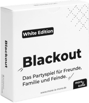 Blackout - White Edition - Das Partyspiel für Freunde, Familie und Feinde