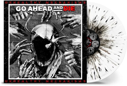 Go Ahead And Die (Max Cavalera) - Unhealthy Mechanisms (White-Black Splatter Vinyl, LP)