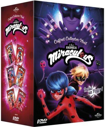 Miraculous - Les aventures de LadyBug et Chat Noir - Coffret Collector Noël (6 DVD)