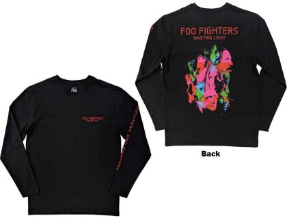Foo Fighters Unisex Long Sleeve T-Shirt - Wasting Light (Back & Sleeve Print)