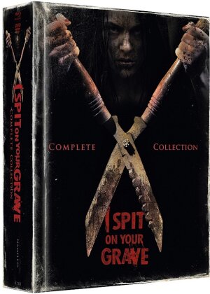 I Spit On Your Grave - Complete Collection (Cover Schwarz, Wattiert, Edizione Limitata, Mediabook, Uncut, 6 Blu-ray + 6 DVD)