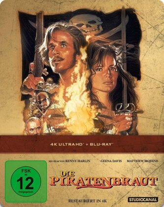 Die Piratenbraut (1995) (Limited Edition, Restored, Steelbook, 4K Ultra HD + Blu-ray)