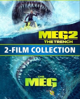 Meg 2: The Trench (2023) / The Meg (2018) - 2-Film Collection (2 DVD)