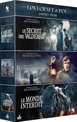 Lovecraft & Poe - Le secret des Valdemar / La malédiction de Raven's Hollow / Le monde interdit (3 DVD)