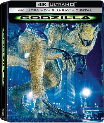 Godzilla (1998) (25th Anniversary Edition, Limited Edition, Steelbook, 4K Ultra HD + Blu-ray)