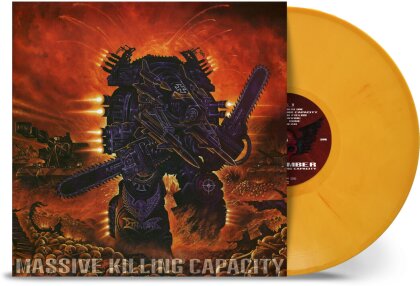 Dismember - Massive Killing Capacity (2023 Reissue, Nuclear Blast, Limited Edition, Yellow Orange Marbled Vinyl, LP)