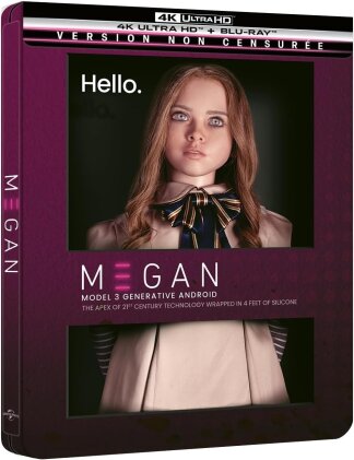 M3GAN (2022) (Version non censurée, Édition Limitée, Steelbook, 4K Ultra HD + Blu-ray)