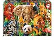 Educa - Wildtiere 500 Teile Puzzle