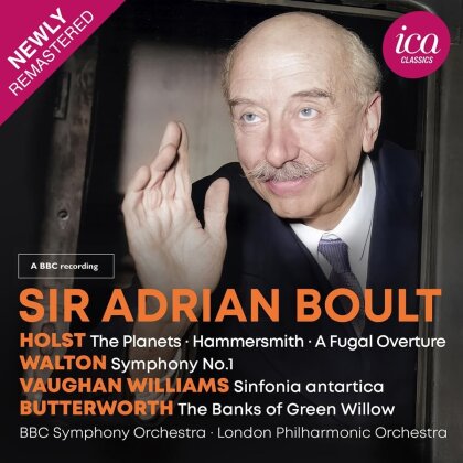 BBC Symphony Orchestra, London Philharmonic Orchestra, Gustav Holst (1874-1934), Sir William Walton (1902-1983), … - The Planets, Symphony 1, Sinfonia Antarctica, - The Banks Of Green Willow (Version Remasterisée, 2 CD)