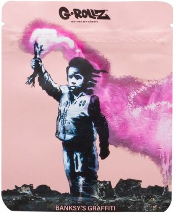 G-Rollz Banksy's Torch Boy Smellproof Bags 100 x 125mm 8pcs