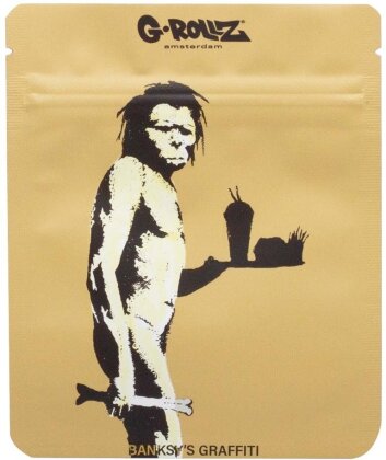 G-Rollz Banksy's Fast Food Caveman Smellproof Bags 100 x 125mm 8pcs