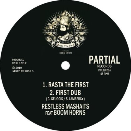 Restless Mashaits Feat. Boom Horns - Rasta The First (12" Maxi)