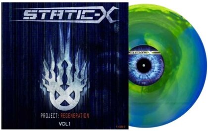 Static-X - Project Regeneration 1 (Blue/Green Vinyl, LP)