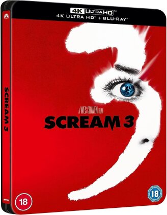 Scream 3 (2000) (Edizione Limitata, Steelbook, 4K Ultra HD + Blu-ray)