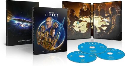 Star Trek: Picard - Season 3 (Limited Edition, Steelbook, 3 Blu-rays)