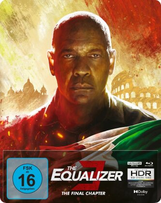 The Equalizer 3 - The Final Chapter (2023) (Cover A, Edizione Limitata, Steelbook, 4K Ultra HD + Blu-ray)