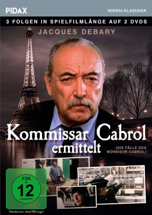 Kommissar Cabrol ermittelt - Die Fälle des Monsieur Cabrol - 3 Folgen in Spielfilmlänge (Pidax Serien-Klassiker, 2 DVDs)