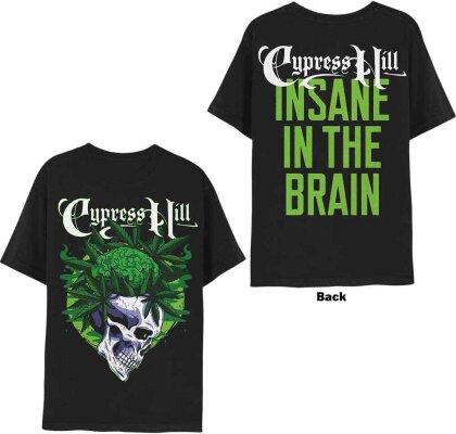 Cypress Hill Unisex T-Shirt - Insane In The Brain (Back Print)