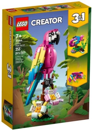 LEGO Exotischer pinkfarbener Papagei (31144) - Creator - 3 In 1 Exotic Pink Parrot