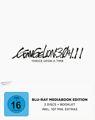 Evangelion 3.0 + 1.11 - Thrice Upon A Time (2021) (Mediabook, Edizione Speciale, 2 Blu-ray)
