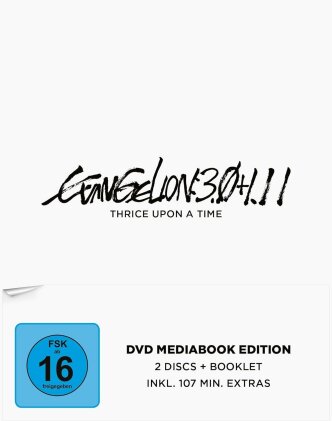 Evangelion 3.0 + 1.11 - Thrice Upon A Time (2021) (Mediabook, Édition Spéciale, 2 DVD)