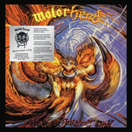 Motörhead - Another Perfect Day (2023 Reissue, BMG/Sanctuary, Bookback Edition, Édition 40ème Anniversaire, 3 LP)