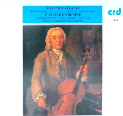 L'École d'Orphée & Antonio Vivaldi (1678-1741) - The Complete Sonatas for violoncello and continuo Vol.2