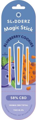 Slidderz Blueberry Cookies Joint Core 3pc - (CBD: 58%, THC: <0.2%)