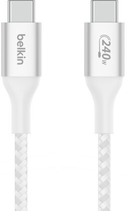 Belkin Boost Charge USB-C to USB-C Cable 240W 2m - white