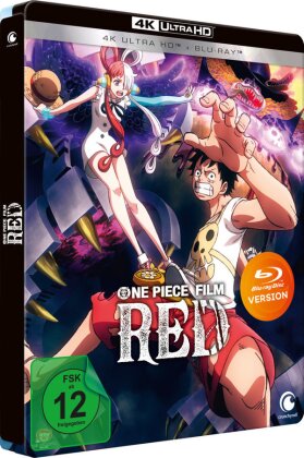 One Piece - Der 14. Film - Red (2022) (Limited Edition, Steelbook, 4K Ultra HD + Blu-ray)