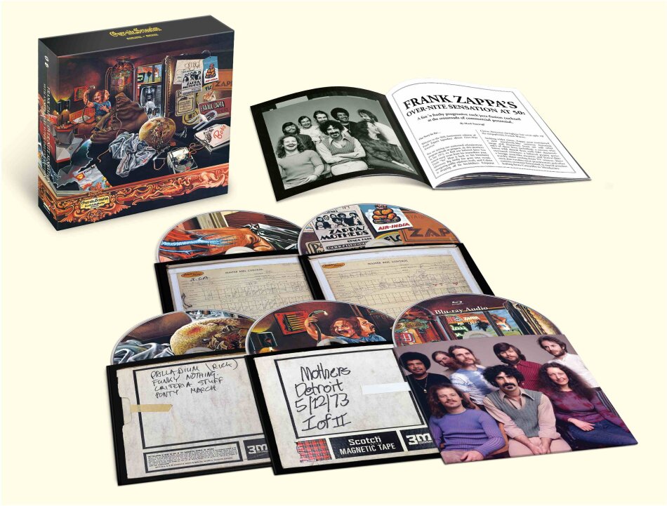 Frank Zappa - Over-Nite Sensation (2023 Reissue, Zappa Records, 50th Anniversary Edition, 4 CDs + Blu-ray)