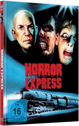 Horror Express (1972) (Cover E, Édition Limitée, Mediabook, Blu-ray + DVD)
