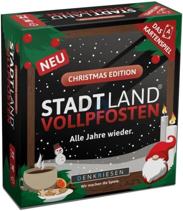 STADT LAND VOLLPFOSTEN – Das Kartenspiel – CHRISTMAS EDITION "Alle Jahre wieder"