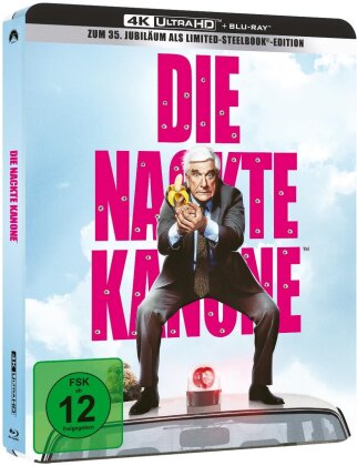Die nackte Kanone (1988) (35th Anniversary Edition, Limited Edition, Steelbook, 4K Ultra HD + Blu-ray)