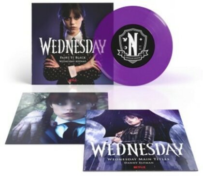 Danny Elfman - Paint It Black - Wednesday Theme Song - OST (Colored, 7" Single)