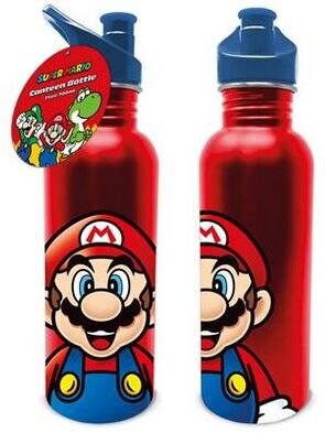 Gourde en métal - rouge - Super Mario - 700 ml