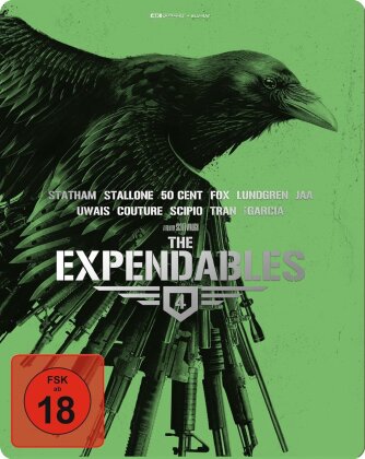 The Expendables 4 (2023) (Édition Limitée, Steelbook, 4K Ultra HD + Blu-ray)