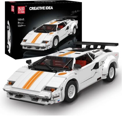 Mould King 10045 - White Italian Sports Car (1349 pieces)