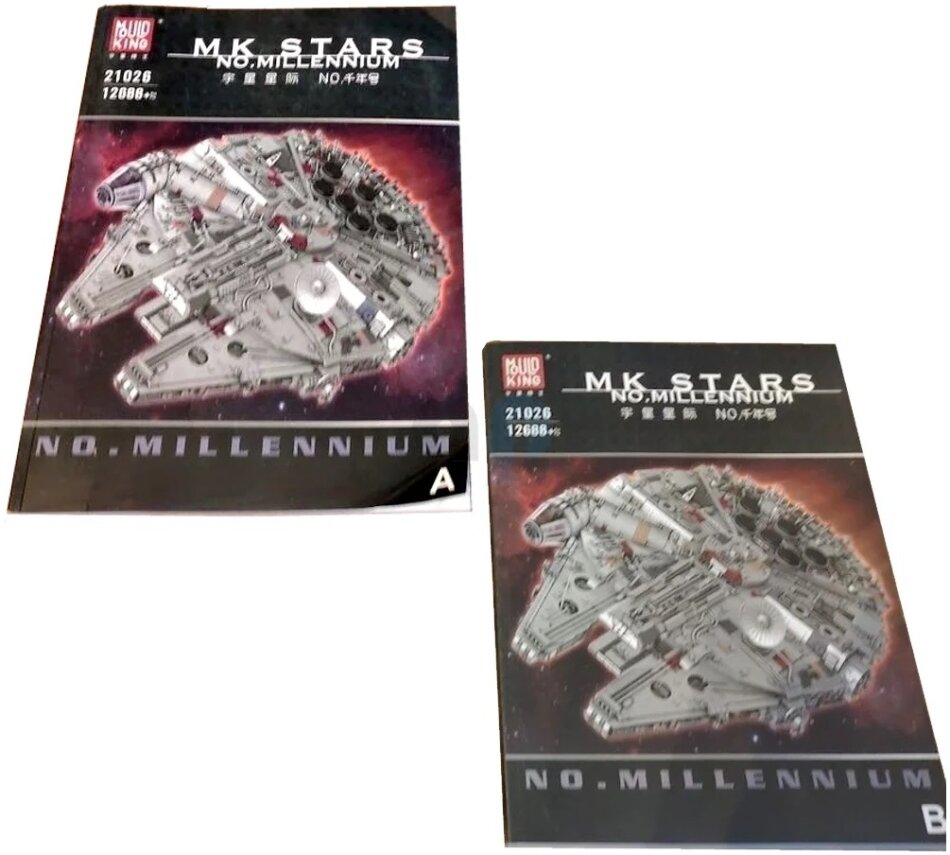 MOULD KING 21026 MK Stars Millennium Falcon Building Block Toy Set 