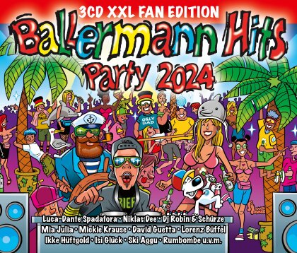 Ballermann Hits Party 2024 (XXL Fan Edition, 3 CDs)