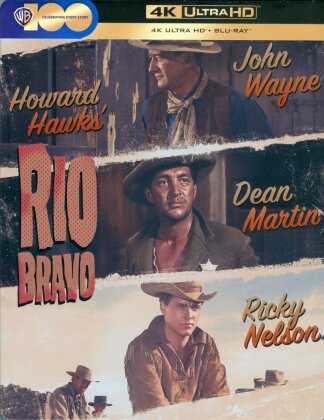 Rio Bravo (1959) (100 ans Warner Bros., Edizione Limitata, Steelbook, 4K Ultra HD + Blu-ray)