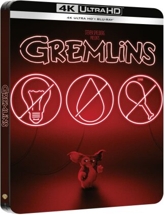 Gremlins (1984) (Édition Limitée, Steelbook, 4K Ultra HD + Blu-ray)