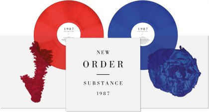 New Order - Substance (2023 Reissue, Indie Exclusive, Blue/Red Vinyl, 2 LPs)