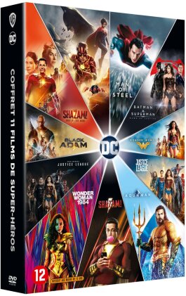 Coffret 11 Films de Super-Héros - DC Extended Universe (12 DVD)